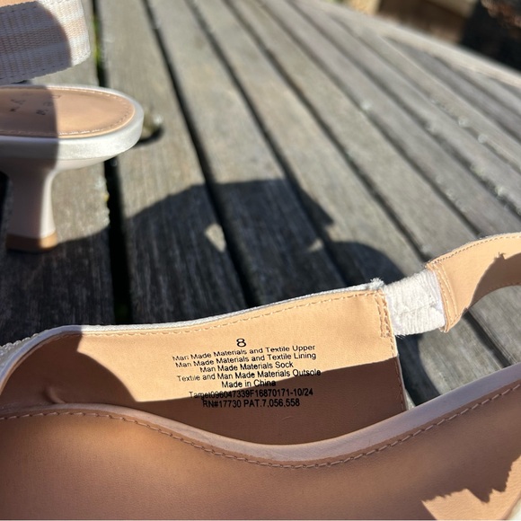 Women's Milan Slingback Heels - A New Day size 8 wedding guest pearl spring - Picture 5 of 10